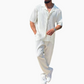 Deportivo Hombre Traje Moda Casual Pantalón de manga corta Conjunto de dos piezas
