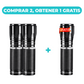 Mini linterna LED recargable de alto brillo.