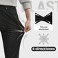 Pantalones casuales de color sólido de corte ajustado para hombre