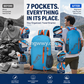 🔥Oferta Caliente 50% DESCUENTO🔥 Mochila de Camping Plegable Impermeable Ultraligera – Nylon Resistente al Desgaste de menos de 454 gramos, se guarda en su propio bolsillo, ideal para Senderismo, Viajes y Camping 🎒
