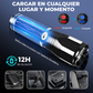 Mini linterna LED recargable de alto brillo.