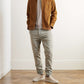 Pantalones casuales de color sólido de corte ajustado para hombre