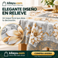 📢📢50% OFF !! ⏰Mantel Floral en Relieve Elegante e Impermeable