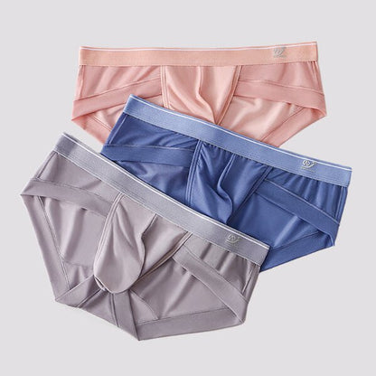 Men's Breathable Mesh Ice Silk Briefs