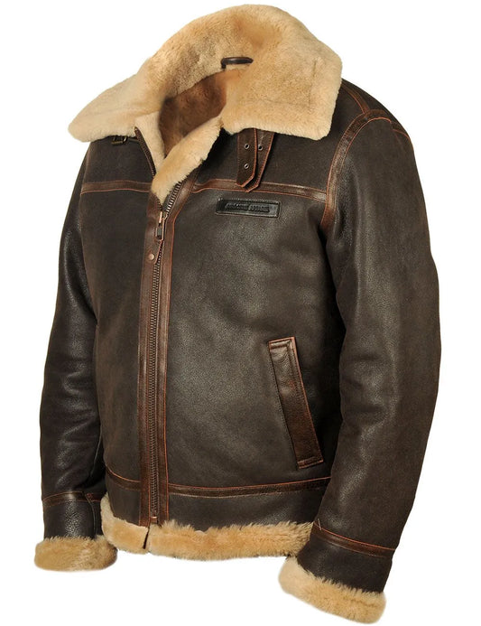 CHAQUETA BOMBER DE PIEL DE OVEJA