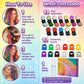 🎉🔥Último Día 72% DTO - 🌈Set de Aplicadores de Tiza Temporal para el Cabello de 12 Colores🎁-¡Listo para Navidad!🎅
