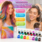 🎉🔥Último Día 72% DTO - 🌈Set de Aplicadores de Tiza Temporal para el Cabello de 12 Colores🎁-¡Listo para Navidad!🎅