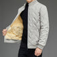 Regalo cálido: chaqueta de cuello alto cálida y gruesa informal de invierno para hombre