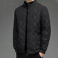 Regalo cálido: chaqueta de cuello alto cálida y gruesa informal de invierno para hombre