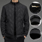 Regalo cálido: chaqueta de cuello alto cálida y gruesa informal de invierno para hombre