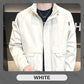 Chaqueta elegante con cremallera completa para hombre
