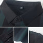 Camisa de manga larga con botones y solapa a rayas