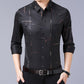 Camisa fina sin planchado para hombre