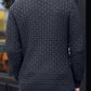 Suéter texturizado de cuello alto para hombre