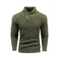 Suéter texturizado de cuello alto para hombre