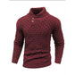Suéter texturizado de cuello alto para hombre