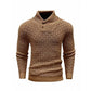 Suéter texturizado de cuello alto para hombre
