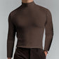 🔥¡50% de descuento! Camiseta de cuello alto Ultimate Comfort para hombre: elástica, transpirable y ajustada, ideal para el gimnasio y uso diario.
