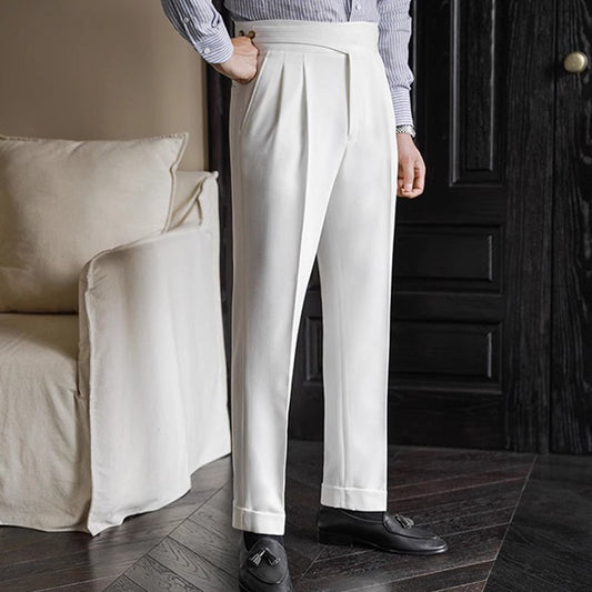 💥Pantalones👖 de traje casual vintage para hombre