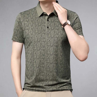 Camisa de manga corta transpirable y suave para hombre