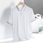 Camisas de lapella de seda helada para hombres