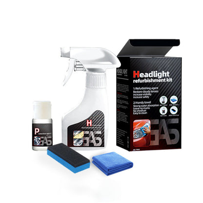 Kit de líquido restaurador de faros de automóvil