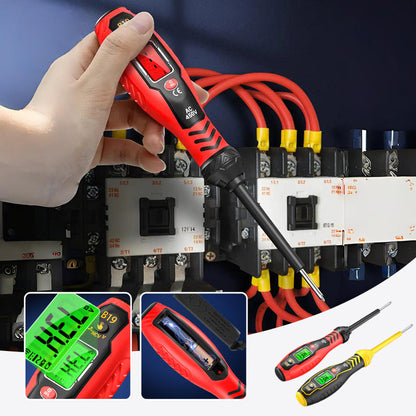 ✍️⚡Probador de voltaje inteligente sin contacto: la mejor herramienta para electricistas, segura y eficiente💡