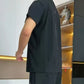 Conjunto de 2 piezas de camiseta casual ligera para hombre