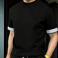 Conjunto de 2 piezas de top y pantalones cortos minimalistas para hombre de verano