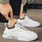 Zapatillas deportivas ligeras y elegantes de piel sintética para hombre