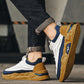 Zapatillas deportivas ligeras y elegantes de piel sintética para hombre