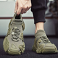 Zapatillas informales transpirables de malla antideslizante con suela gruesa