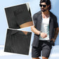 Conjunto de 2 piezas de camiseta y pantalones cortos de manga corta para hombre