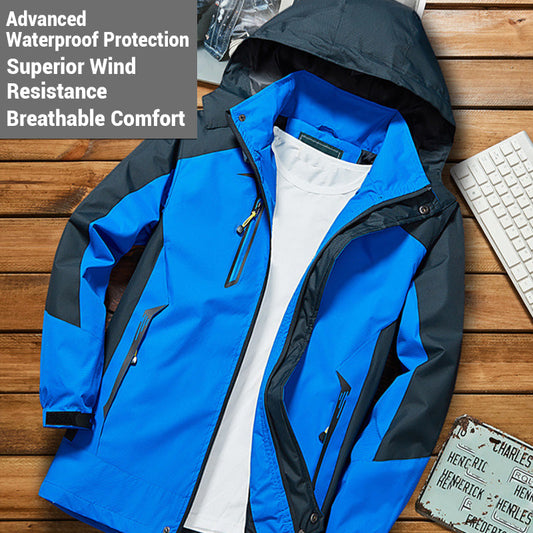 👔😎Chaqueta outdoor de alto rendimiento para hombre: cortavientos, impermeable y transpirable🔥