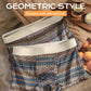Calzoncillos bóxer transpirables con estampado geométrico para hombre (Compra 1 y llévate 2 gratis)