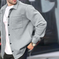 Chaqueta informal de color liso para hombre-👍estilo clásico, comodidad para el día a día.👔