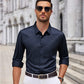 Camisa casual de manga larga para hombre