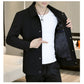 Chaqueta informal con botones para hombre