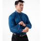 Camisa clásica de rayas de manga larga para hombre