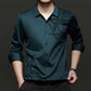 Camiseta de manga larga informal de moda para hombre