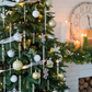 12 Piezas de Adornos de Hielos para Árbol de Navidad con Brillo