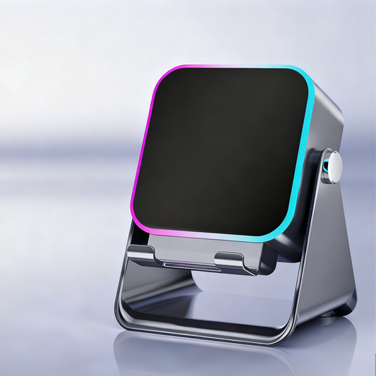 🔥📢 ¡50% DCTO! Altavoz Bluetooth 5 en 1 con Carga Inalámbrica y Soporte Ajustable para Teléfono 🎶⚡