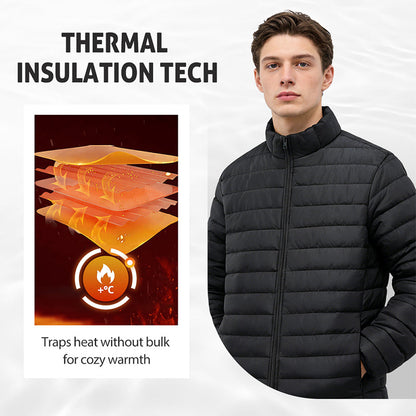 🔥 Chaqueta de algodón ligera y cálida de color liso