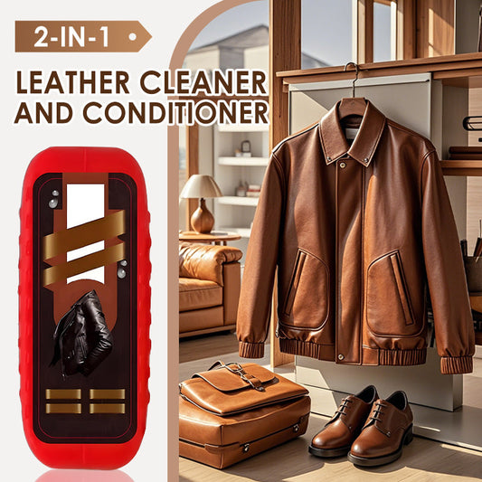 🔥 ¡60% DE DESCUENTO! 🧴✨ Limpiador y Acondicionador de Cuero 2 en 1 – limpia, protege y devuelve el brillo en un solo paso 🛋️🚗💎