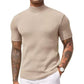 Camiseta informal de corte ajustado con cuello alto