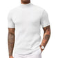 Camiseta informal de corte ajustado con cuello alto