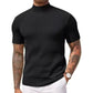 Camiseta informal de corte ajustado con cuello alto