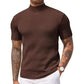 Camiseta informal de corte ajustado con cuello alto