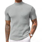 Camiseta informal de corte ajustado con cuello alto