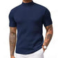 Camiseta informal de corte ajustado con cuello alto